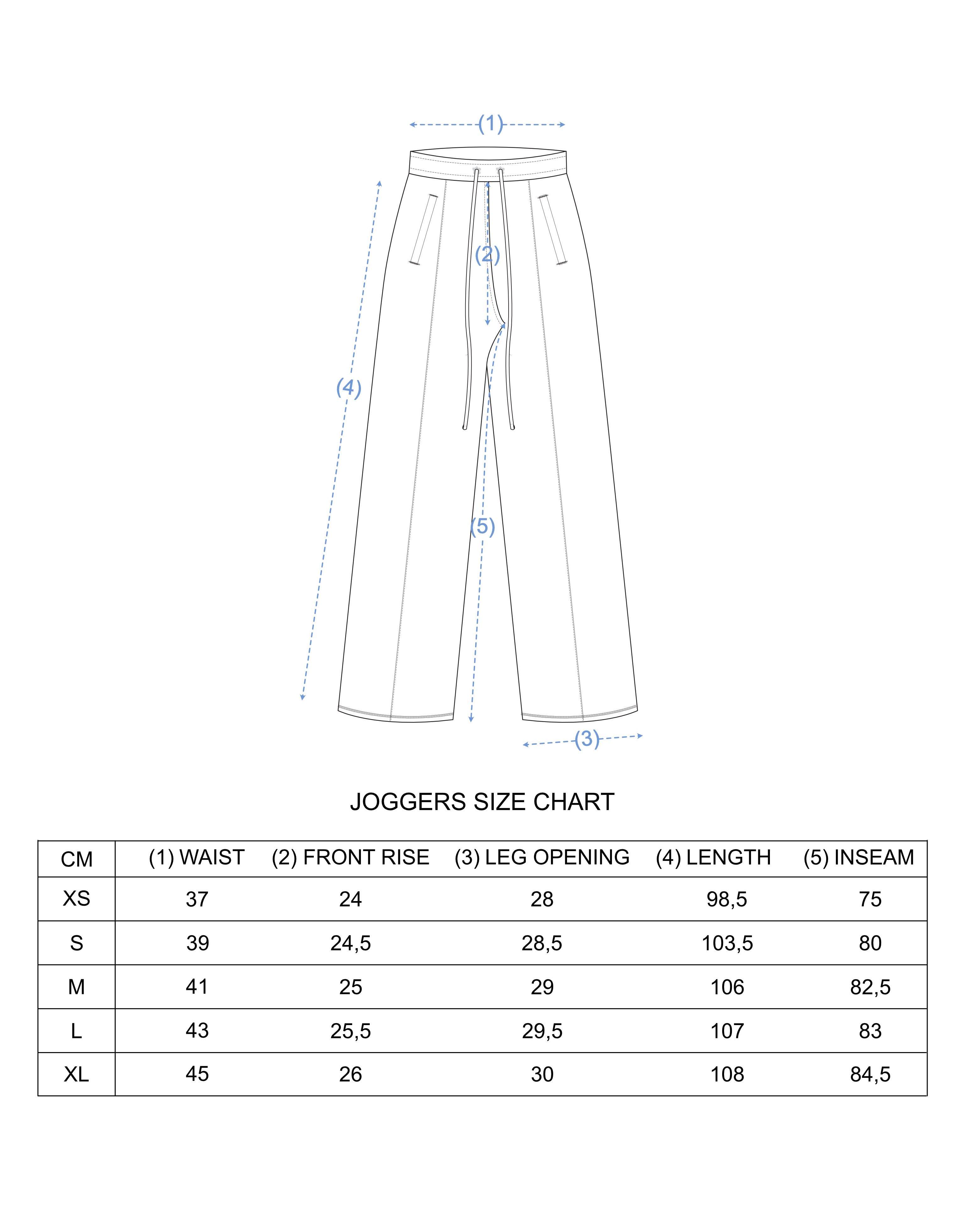 Sizing guide
